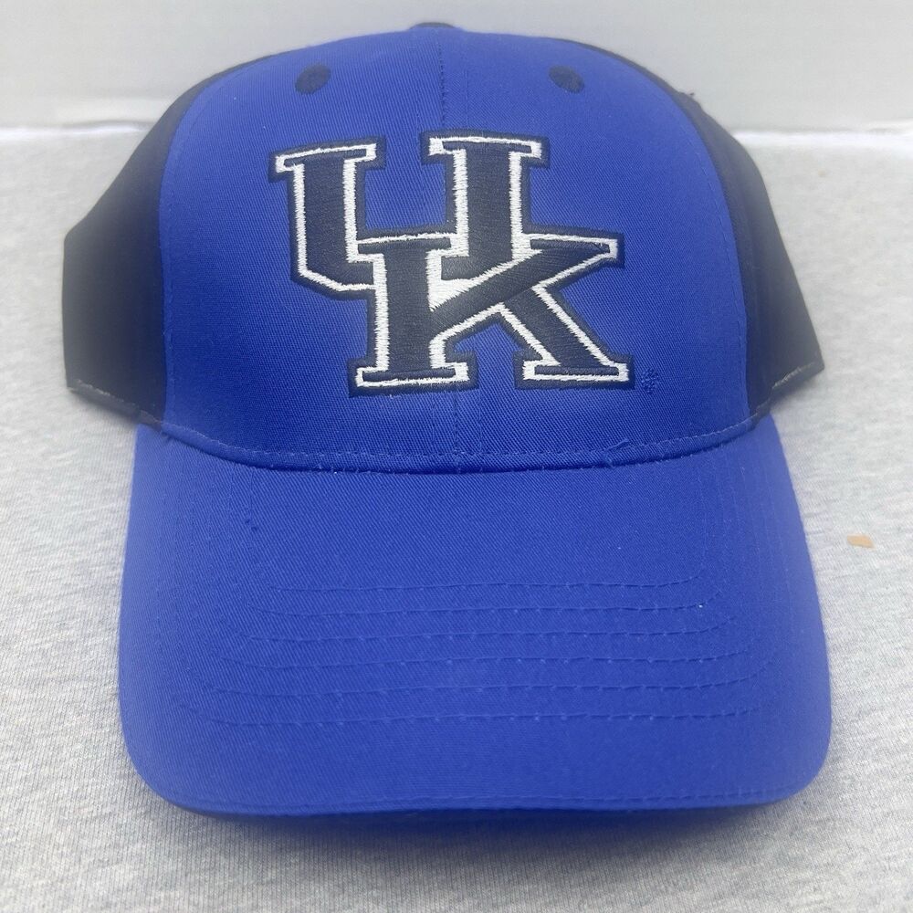 Captivating Headgear Kentucky Wildcats Blue/Black Strap Hat Pitino